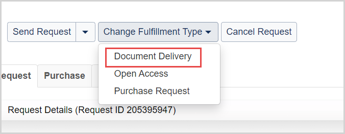 Screenshot of Use Automation to Mail Items in Tipasa with callout to Document Delivery