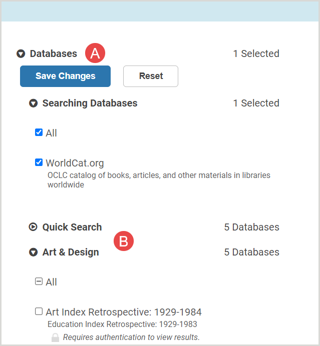Searching databases