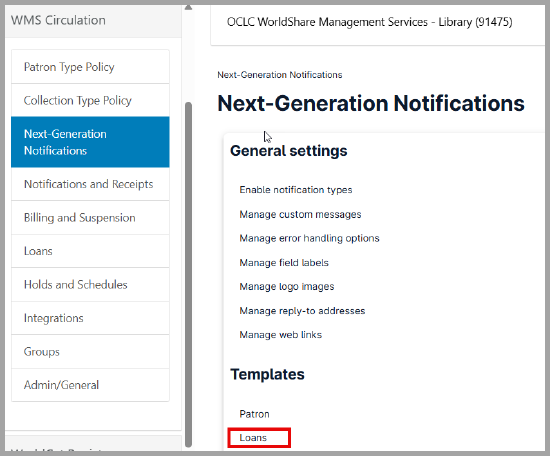 WorldShare Circulation release notes, April 2025 - OCLC Support