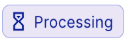 Purple icon with an hourglass icon and the word "Processing" inside