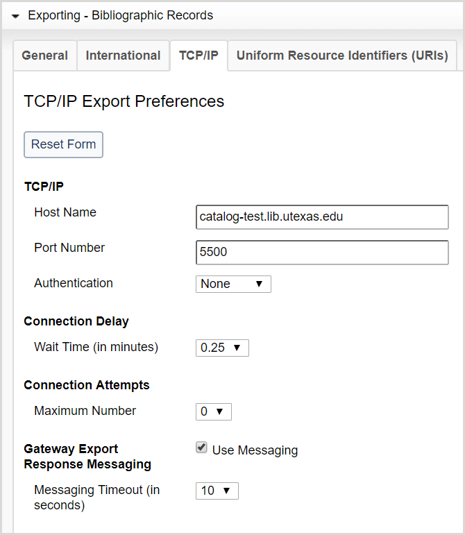 TCP/IP tab
