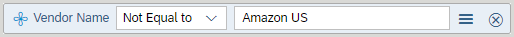 Query operator: Not Equal to