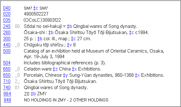Include Latin script only [no 880 field(s)] - Example