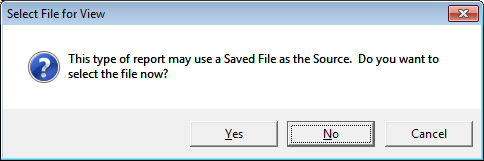 Select File for View pop-up