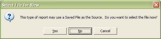 Select File for View dialog